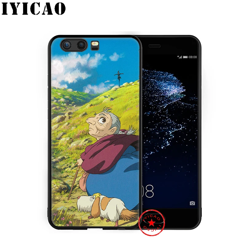Чехол Howl's Howls с подвижным замком мягкий черный чехол для Huawei Mate 30 Lite Pro Y9 Y7 Y6 Prime