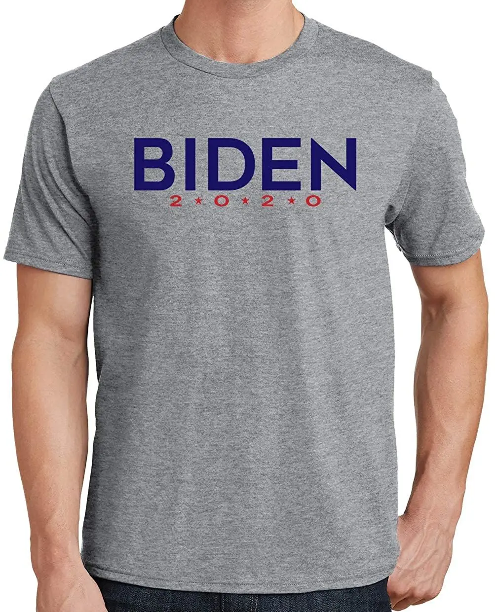 

Tenacitee Men's Biden 2020 T-Shirt Breathable T Shirts New Summer Harajuku Funny Print Tshirt Pure Cotton Streetwear Cool Tees