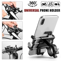 360 rotatable phone mount mobile bracket adjustable holder for universal motorcycle bicycle handlebar gps mount racks shockproof