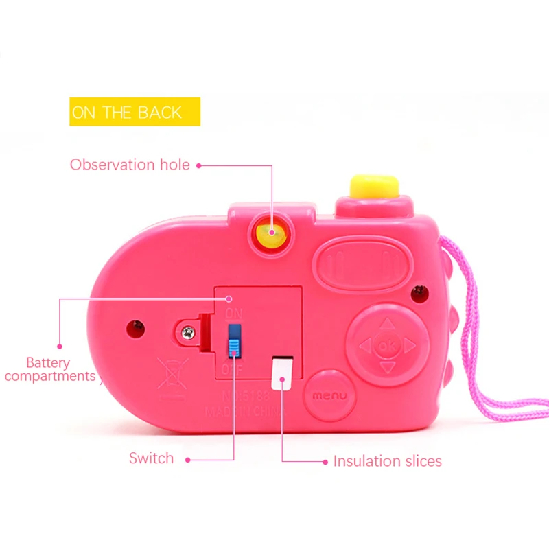 Новая мультяшная проекционная камера игрушка Детская Детские развивающие