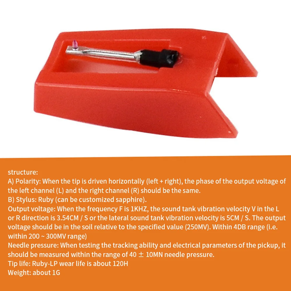 2 шт аксессуары для граммофона виниловая ручка игла динамический магнитный LP