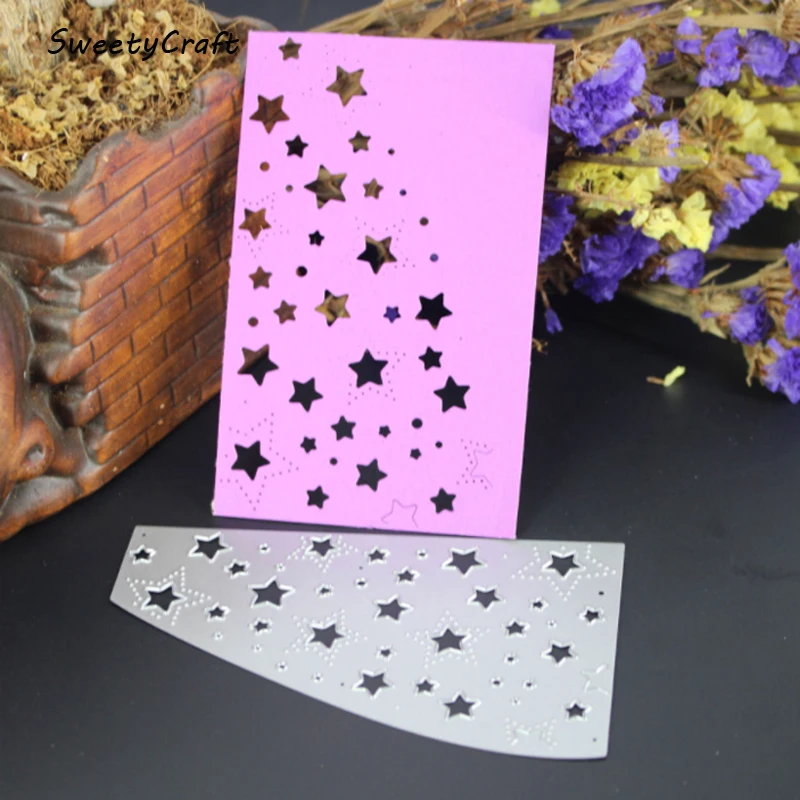 

DIES SCRAPBOOKING Hollow Heart Background Metal Cutting Dies Embossing Stamps New 2021 Stencils Paper Card Making Template