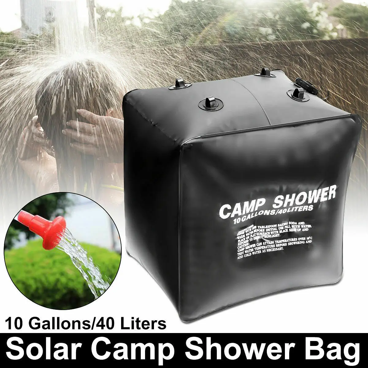 20L/40L сумка для воды с подогревом, портативный солнечный уличный душ для кемпинга, сумка для пикника, сумка для воды, походная сумка для хранения воды