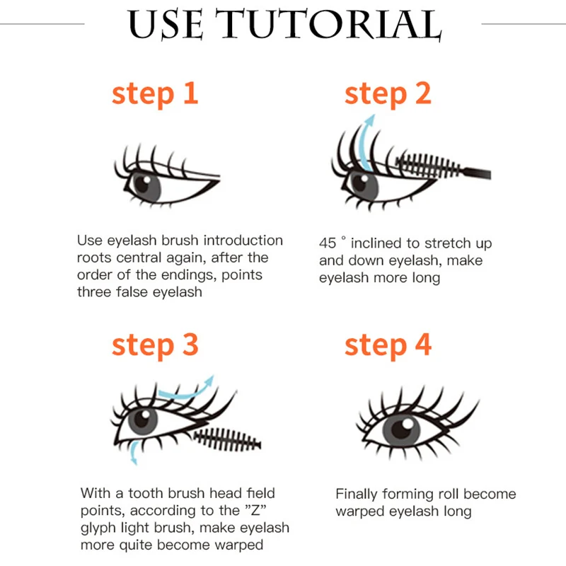 Тушь для ресниц блестящая Алмазная водостойкая из шелкового волокна |
