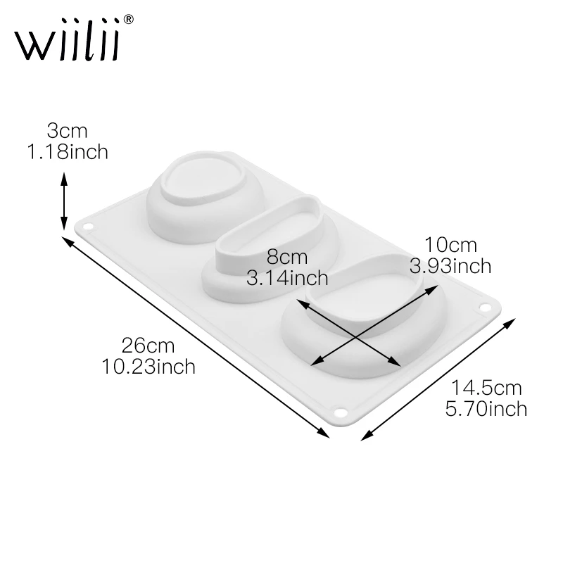 Силиконовые формы в форме камня 3 полости форма для торта Мусса мороженого