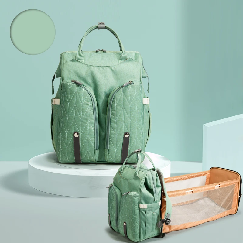 QINDU Большая вместительная сумка для подгузников водонепроницаемая ухода за