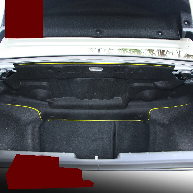 Автостайлинг Автомобильный багажник шумоизоляция хлопок для honda civic 2015 2016 2017 2018 10