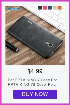 Чехол-бумажник из искусственной кожи для PPTV King 7, флип-чехол для телефона PPTV King 7S PP6000, чехол для бизнес-книги, мягкий силиконовый чехол из ТПУ