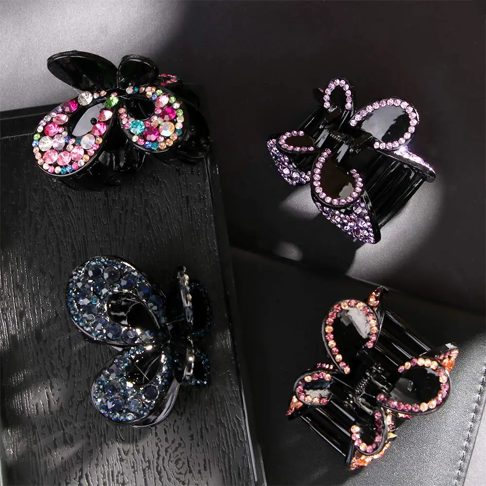 1 шт. модный элегантный Кристальный зажим для волос стразы|Шпильки и заколки