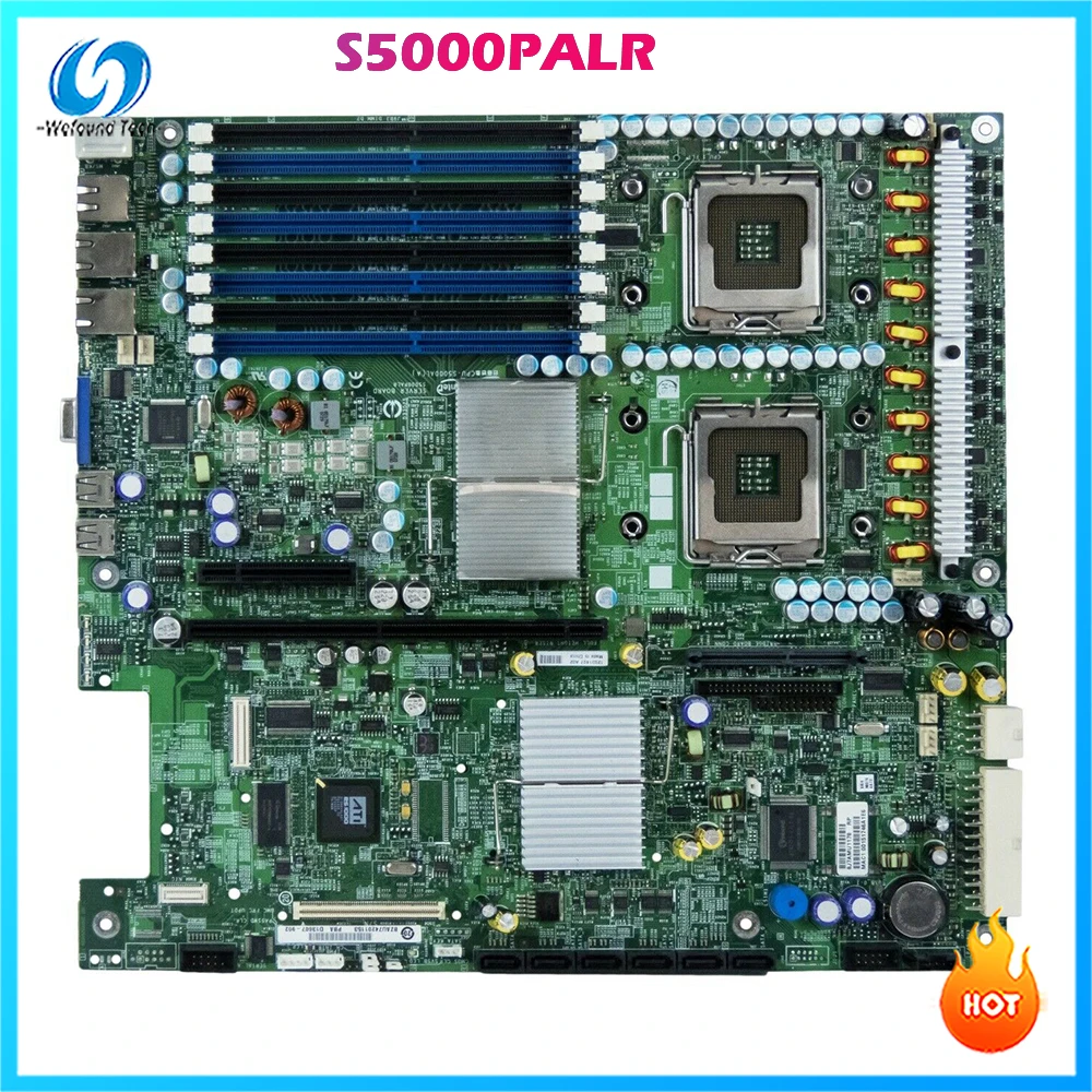 Для материнской платы сервера Intel для S5000PALR D13607 903 S5000AL A LGA771 отличное