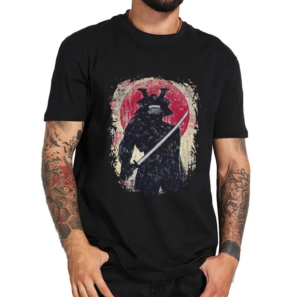 

samurai New Printed Men T-Shirts 2019 Summer Hip Hop Men's T Shirt Leisure Cotton Male Fashion T Shirt Top