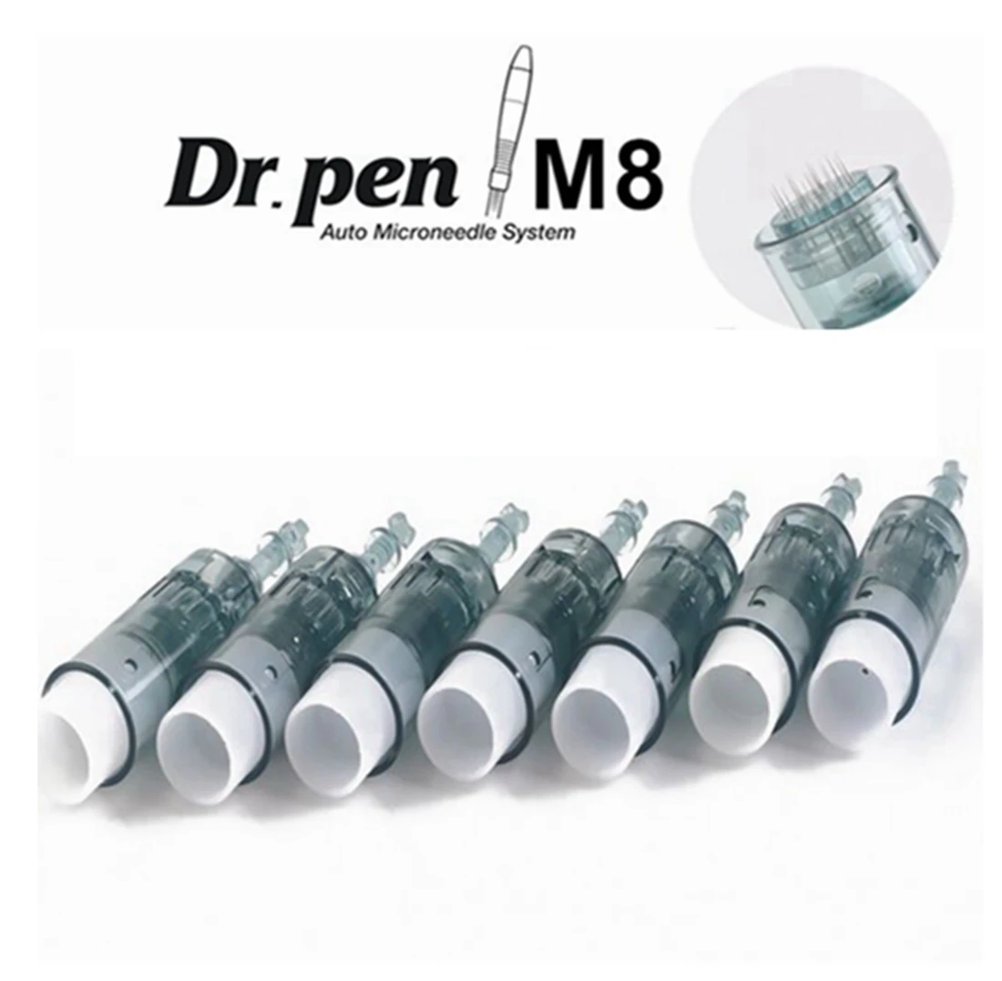 

10 Pcs Dr.Pen M8 Needle Cartridges Derma pen Micro Needles 11Pin/16Pin/24Pin/36Pin/42Pin/5D Nano Round Microneedles