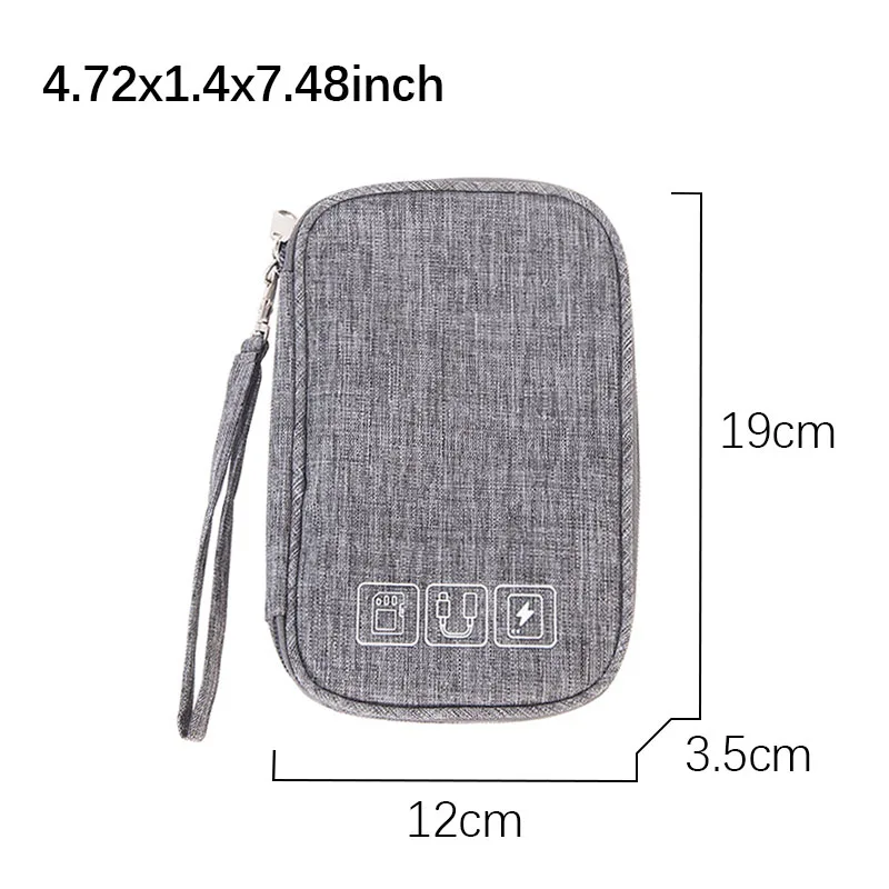 Pаспродажа Дорожный портативный органайзер для кабелей, электронный органайзер, мягкий чехол для переноски USB, зарядное устройство, сумка для хранения... Pаспродажа Дорожный портативный органайзер для кабелей, электронный органайзер, мягкий чехол для переноски USB, зарядное устройство, сумка для хранения...