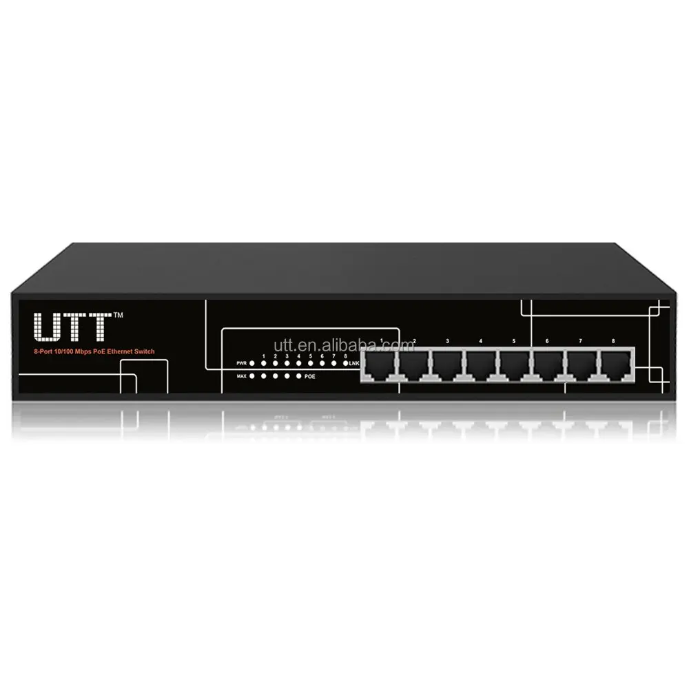 

UTT S1081P Best Deal for 8 Port PoE Ethernet switch