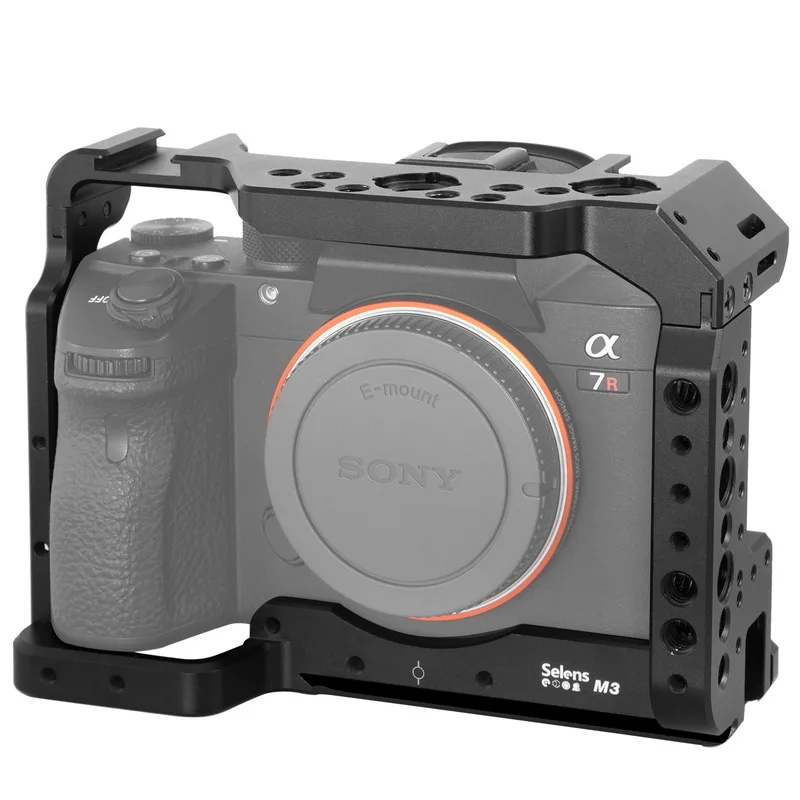 Selens a7iii a7r3 a7m3 клетка для Sony A7RIII /A7III/A7MIII из алюминиевого сплава крепления штатива