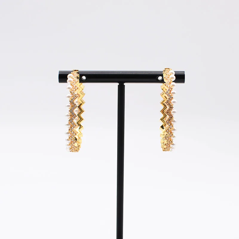 

40mm Women's High Quality Creative, new, fashionable, beaded earrings