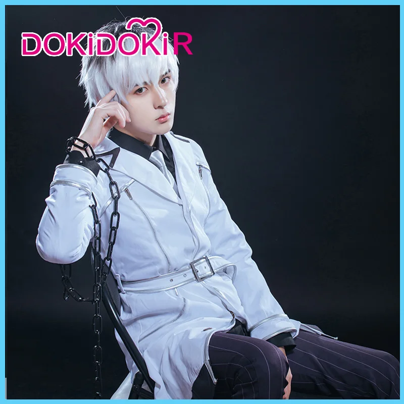 DokiDoki-R аниме косплей Tokyo Ghoul Kaneki костюм кэна мужские белые костюмы Аниме Косплей