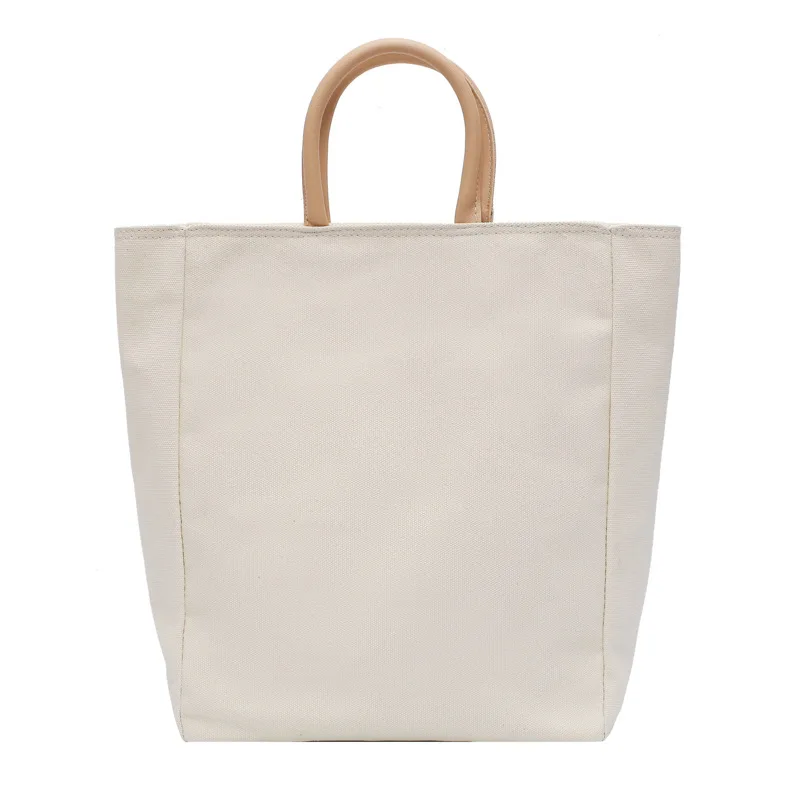 New fashion simple leisure Tote Bag student schoolbag large capacity canvas briefcase