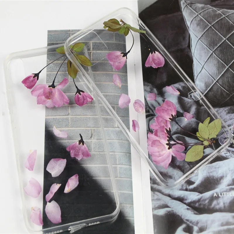 Cherry Blossom Begonia Flower Dry Embossing Plant Soy Wax Candle Accessories Soap Making Kit Scented Candles Beeswax | Дом и сад