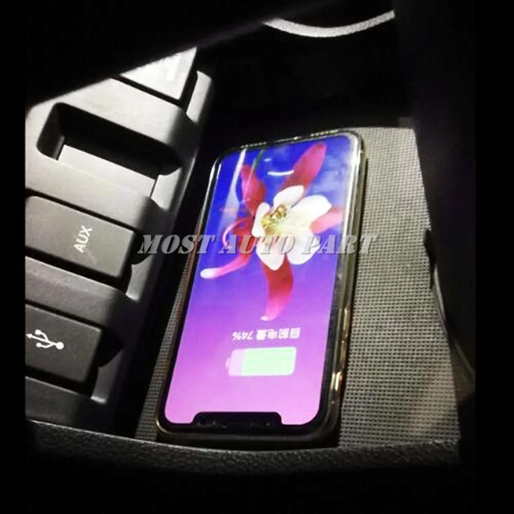 Интерьер автомобиля Беспроводной Зарядное устройство телефон Подставка для