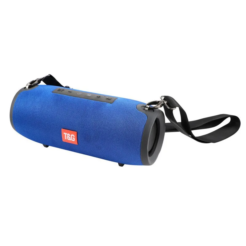 TG118 blue Действительно 40 Вт Bluetooth динамик Портативная колонка музыкальный плеер звуковая система бум коробка с fm-радио Aux TF сабву - Цвет: TG118 blue