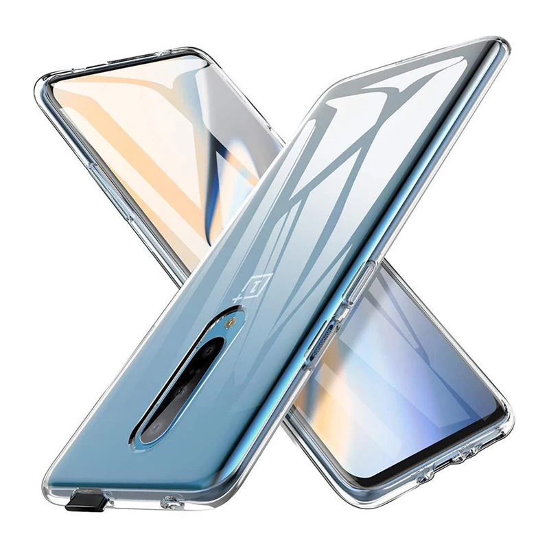 Мягкий прозрачный чехол для телефона Oneplus 7 Pro прозрачная задняя крышка iPhone 6 Plus 5 3