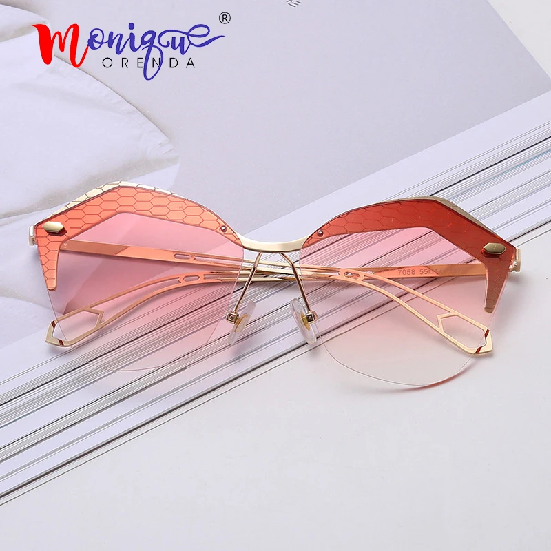 Роскошные в виде многоугольника солнцезащитные очки &quotкошачий глаз&quot женские