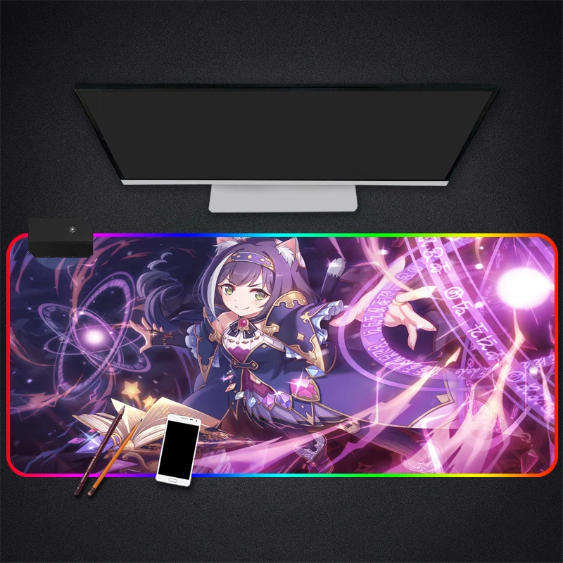 Соединение с принцессой из аниме! Re: погружения RGB игровая Мышь пусковая площадка