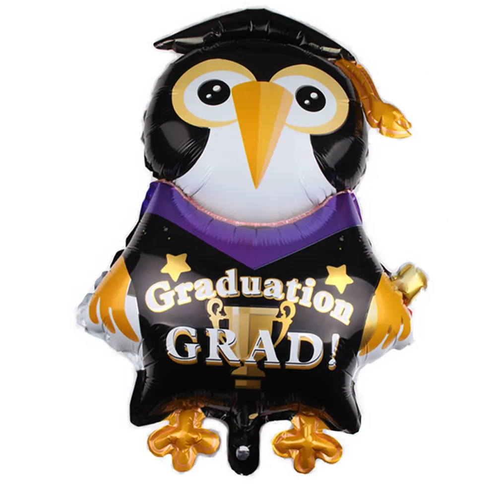 

Graduation Foil Balloons Owl Woodpecker Ballon Kids Inflatable Toys Decorations Helium Air Ball Wedding Birthday Party Supplies