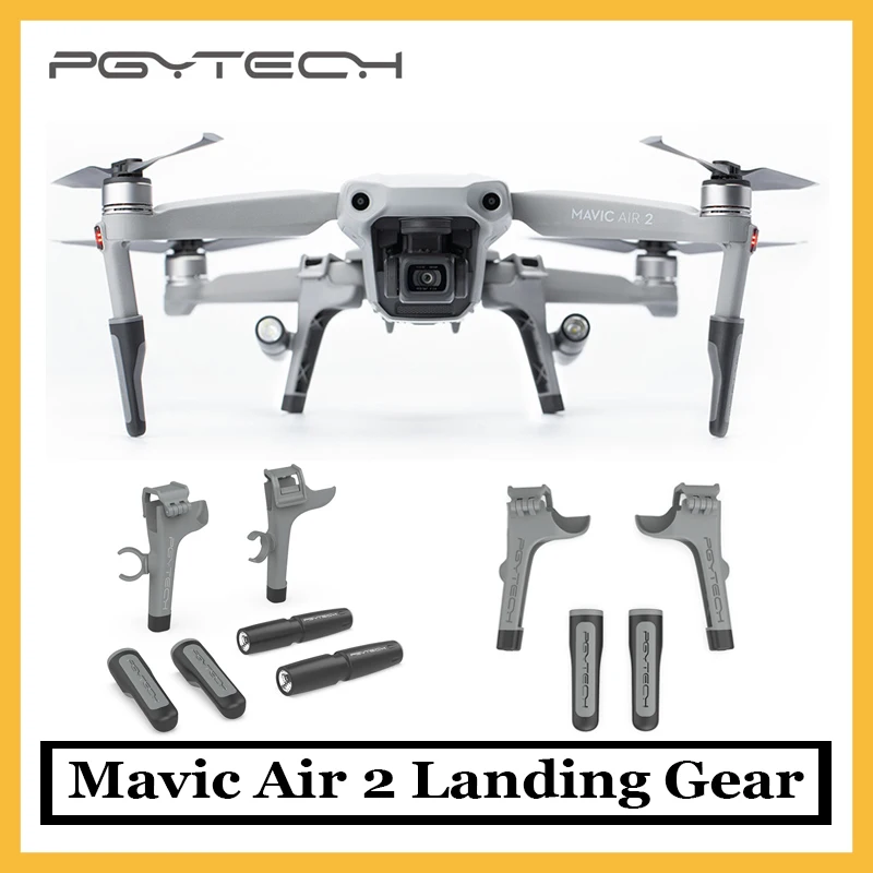 PGYTECH Mavic Air 2 оригинальное шасси со светодиодной подсветкой комплект налобных фар