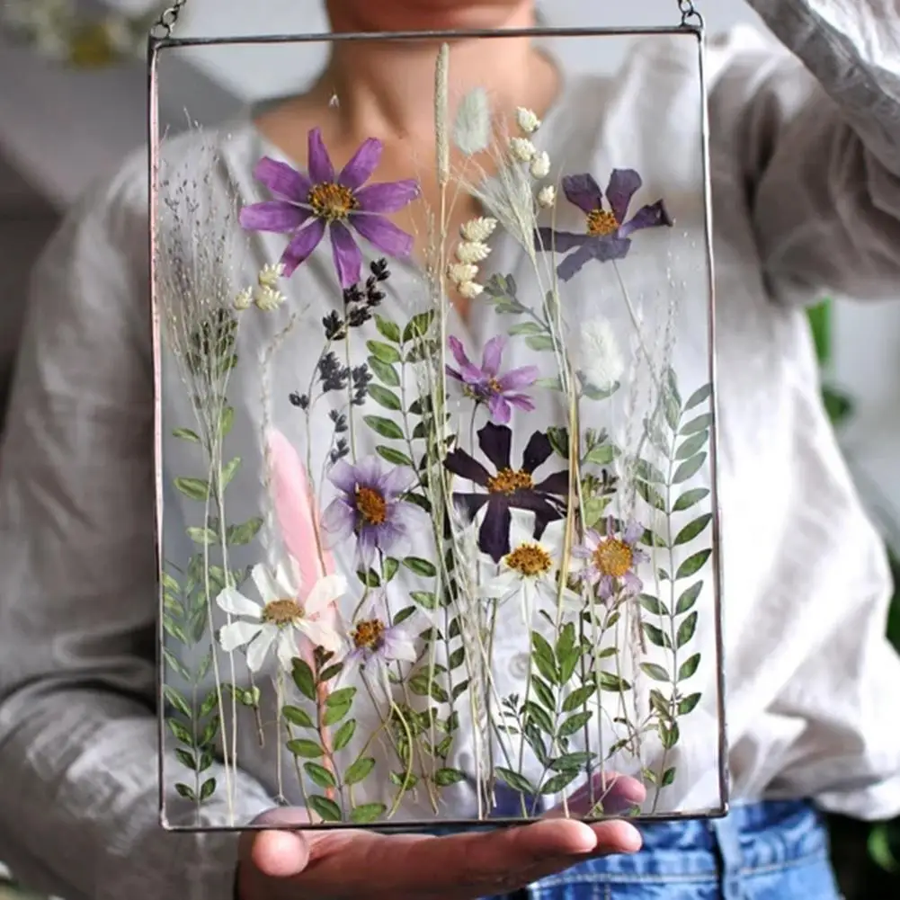 

Home Decor Bedroom Christmas Gift New Year 2022 Pressed Flower Acrylic Frame Dried Flower Art Decor Wall Decor Decoration