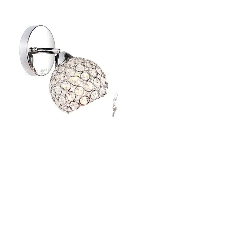 Современный простой модный хрустальный настенный светильник лампа для гостиной