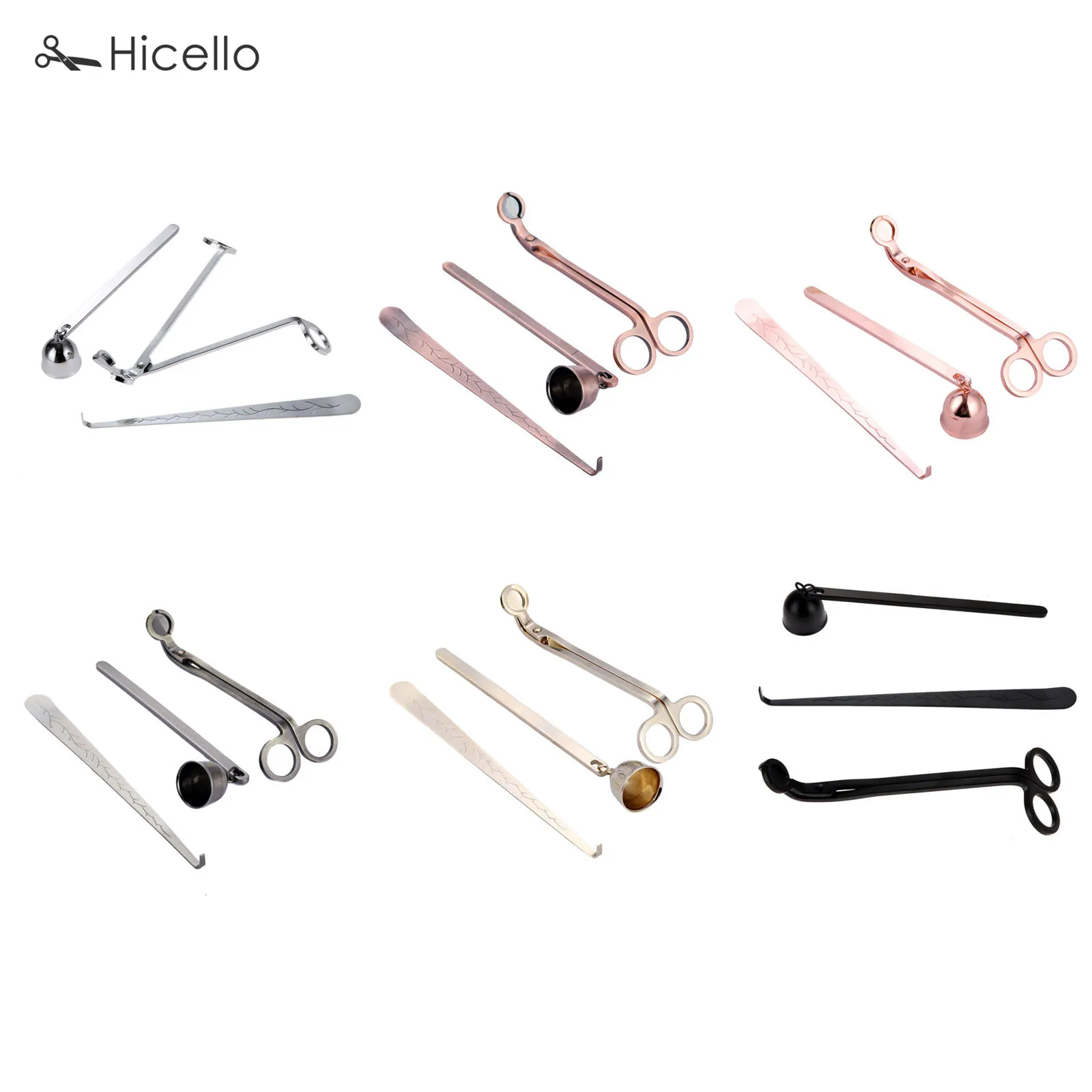 3 шт./компл. аксессуары для свечей триммер крючок ножницы из нержавеющей стали