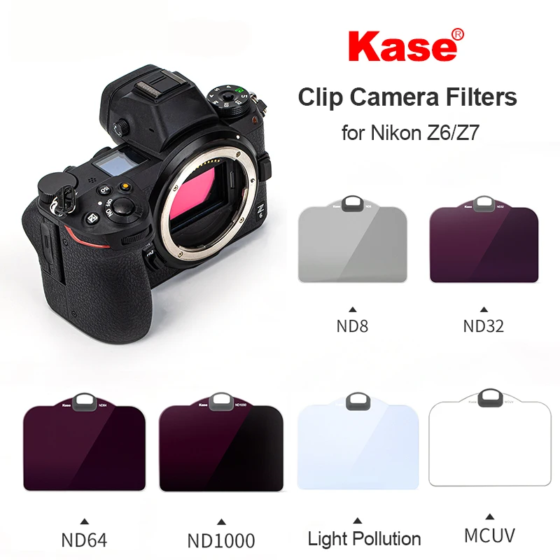 Kase Встроенный CMOS протектор MCUV/нейтральная плотность ND1000 ND64 ND8/фильтр