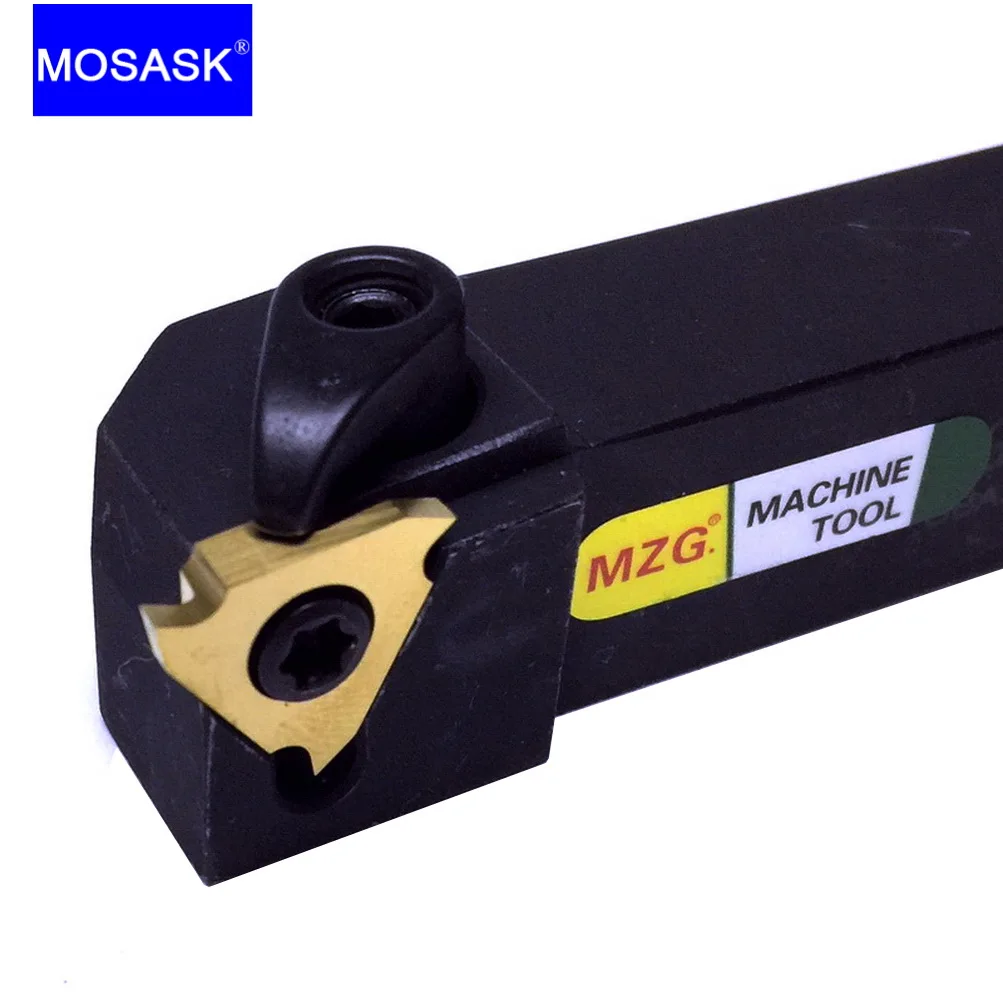 MOSASK CGBR валик просечки пазов и Ножи CGBR1616H32 токарный станок с ЧПУ для резки Арбор