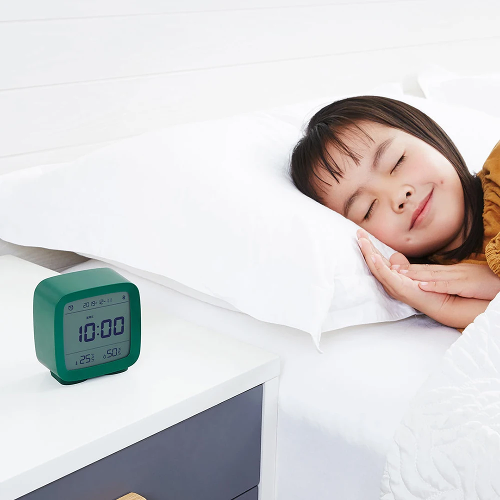 

Xiaomi Cleargrass Bluetooth Alarm Clock Temperature Humidity Monitoring Lcd Screen Sensor Light Nightlight Mijia App Smart Home