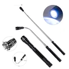 Водонепроницаемый переносной фонарик с гибкой головкой, фонарик с магнитной телескопической дубинкой, 3 светодиодный