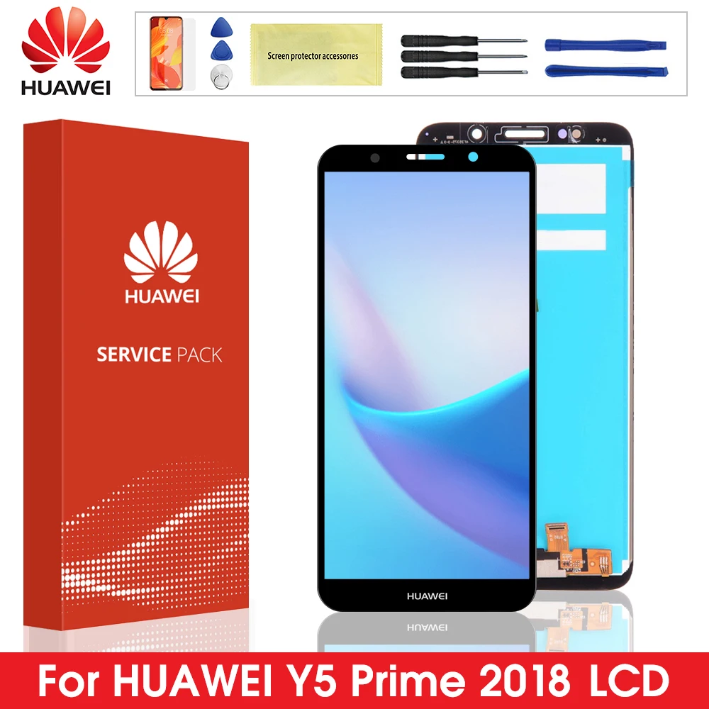 ЖК дисплей с сенсорным экраном и дигитайзером в сборе для Huawei Y5 2018 / Prime рамкой Pro