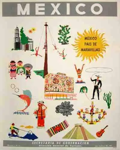 Мексиканский дорожный металлический жестяной знак Retor Настенный декор 8x12 дюймов