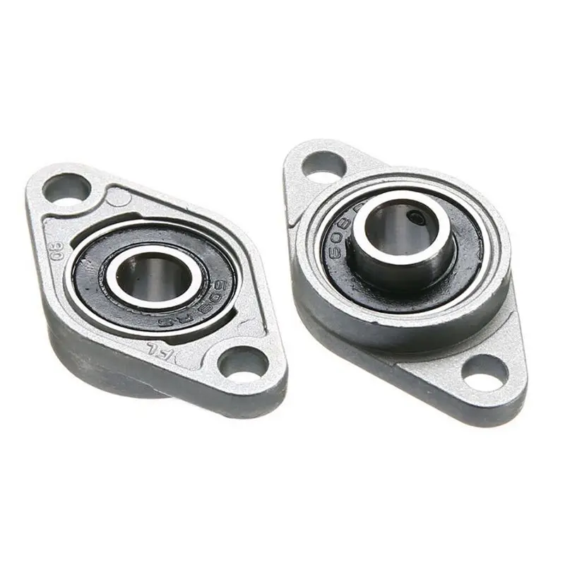 10 pcs KFL08 8mm diameter zinc alloy bearing housing FL08 K08 pillow block | Bearings
