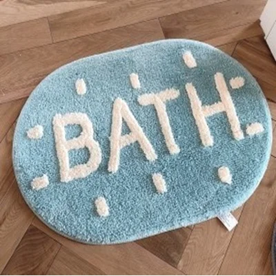Нескользящий коврик для ног стильный ковер ванной с надписью коридора прихожей