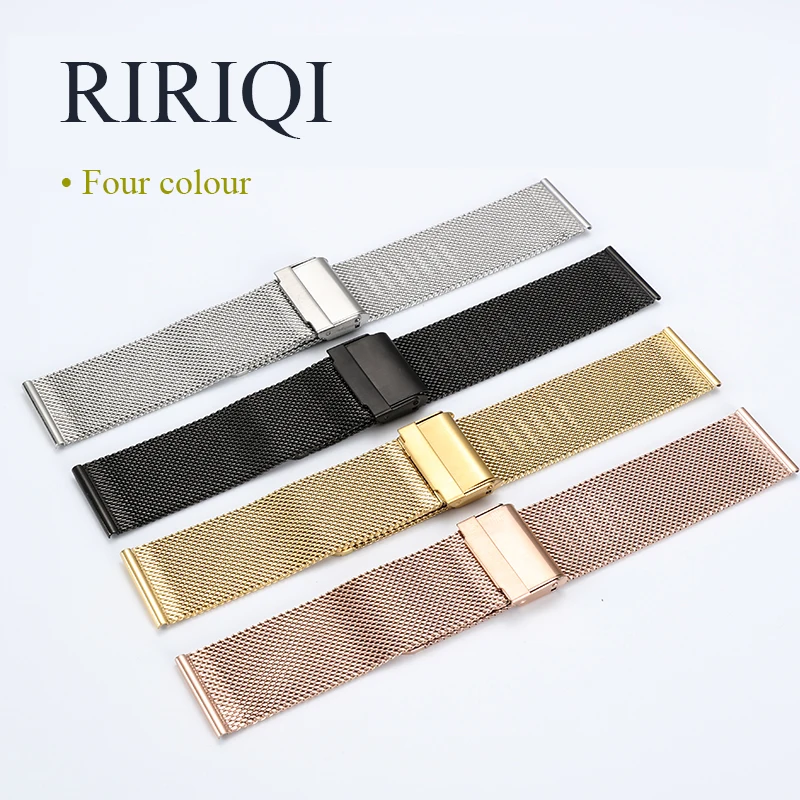 Ремешок для часов из нержавеющей стали ремешок с двойной страховочной пряжкой 4