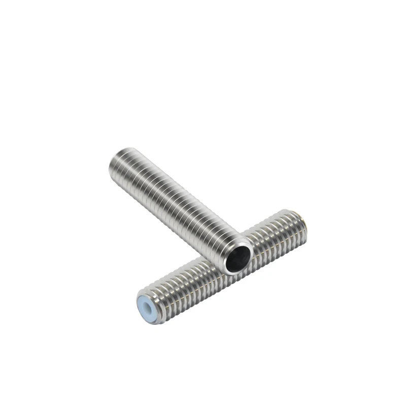 

2PCS/Set MK8 MK9 PTFE Throat Stainless Steel Throat M6 30mm 40mm Threaded For 1.75mm Filament 3D Printer Parts Tube