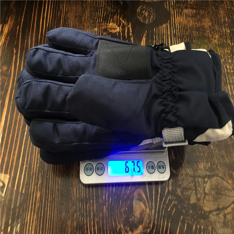 

Children's winter boy and girl windproof gloves to keep warm outdoor full finger adjustable multifunctional sports ski gloves