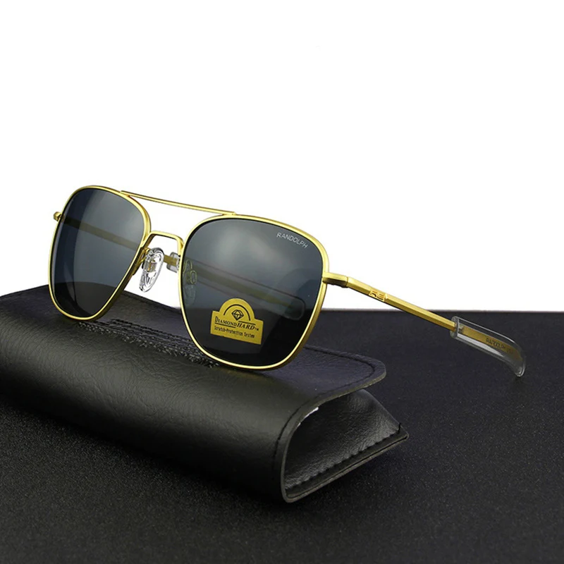 Солнцезащитные очки для мужчин авиаторы американской армии в стиле милитари