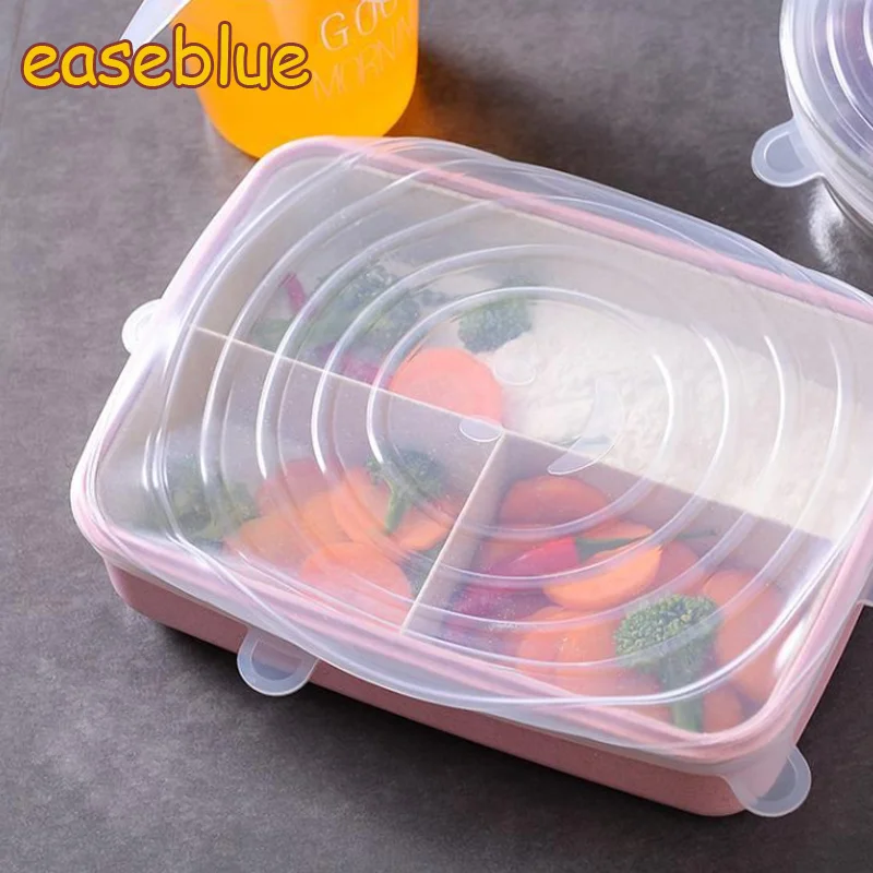 6 шт./компл. универсальная рифленая Крышка для чаши и горшка приготовления пищи |