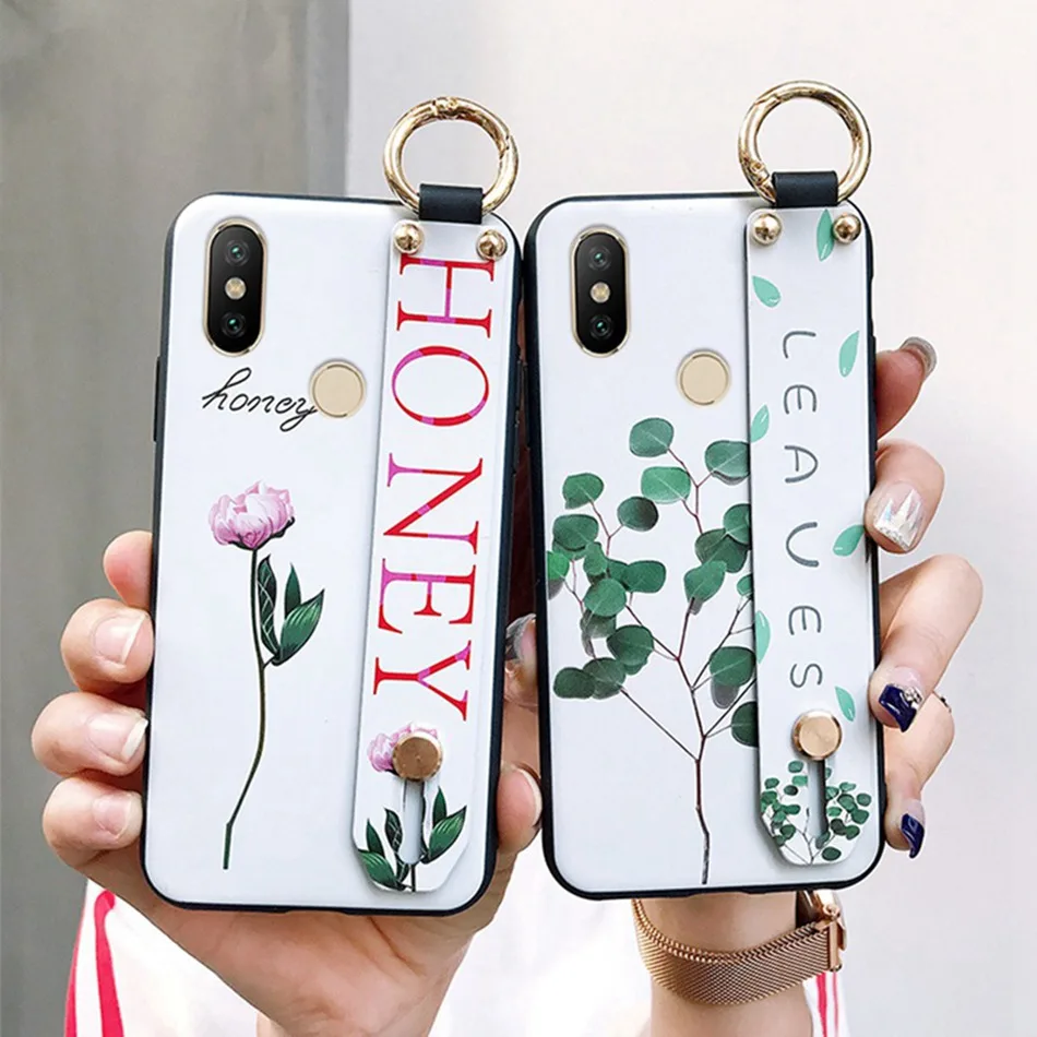 AXBETY для iPhone 8 7 Plus XR X 11 Pro XS MAX Модный шнурок для цветов петля Стенд чехол для телефона для iPhone 8 6 6S Plus Мягкий ТПУ чехол