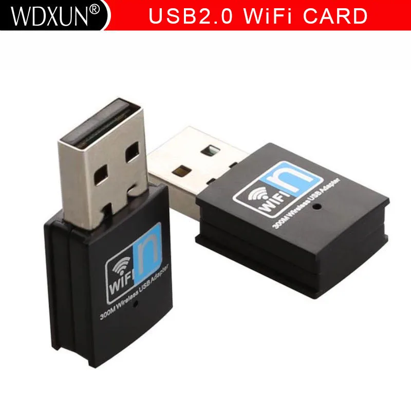 Wi-Fi-адаптер USB 2 0 300 м 4 ГГц RTL8192 двухдиапазонный 802.11b/n/g мини-беспроводной компьютер