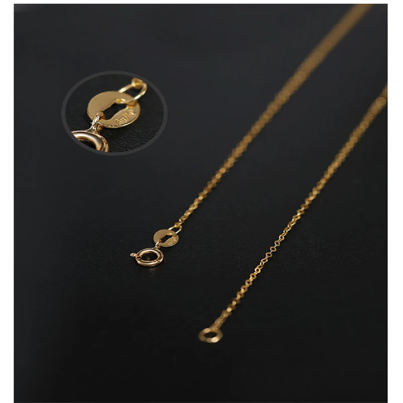 Бренд DAIMI граненый Рубин Цепочки и ожерелья женский желтый 18K золотой Небесно