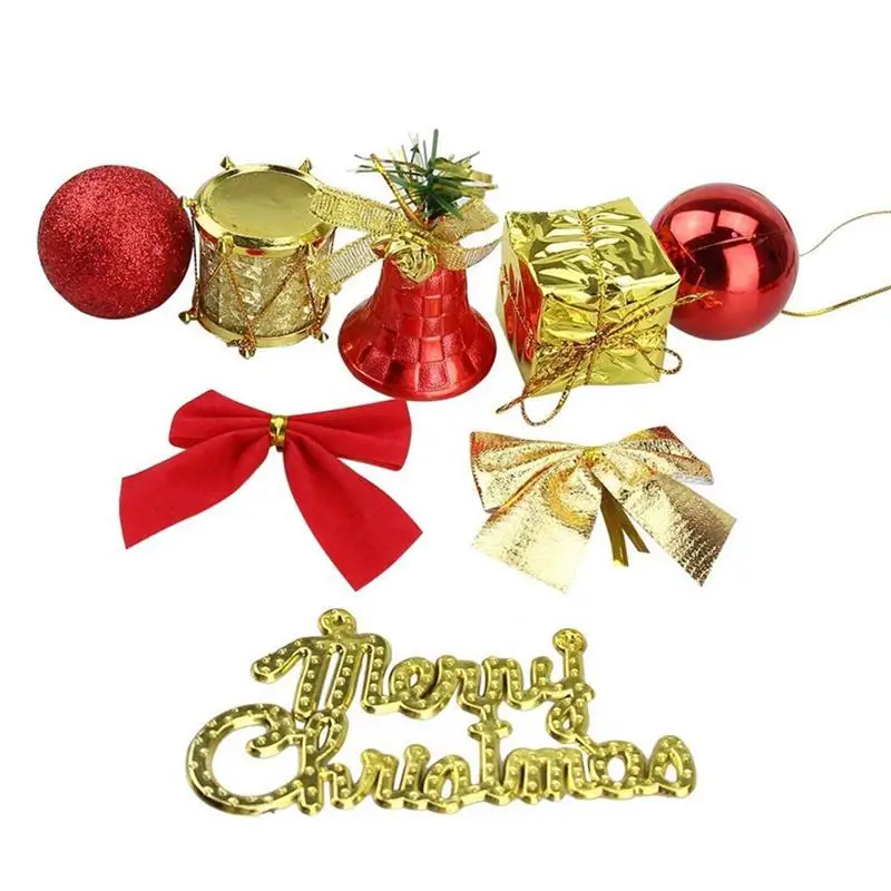 44 пакет Рождественская елка украшения набор Ассорти небьющиеся с